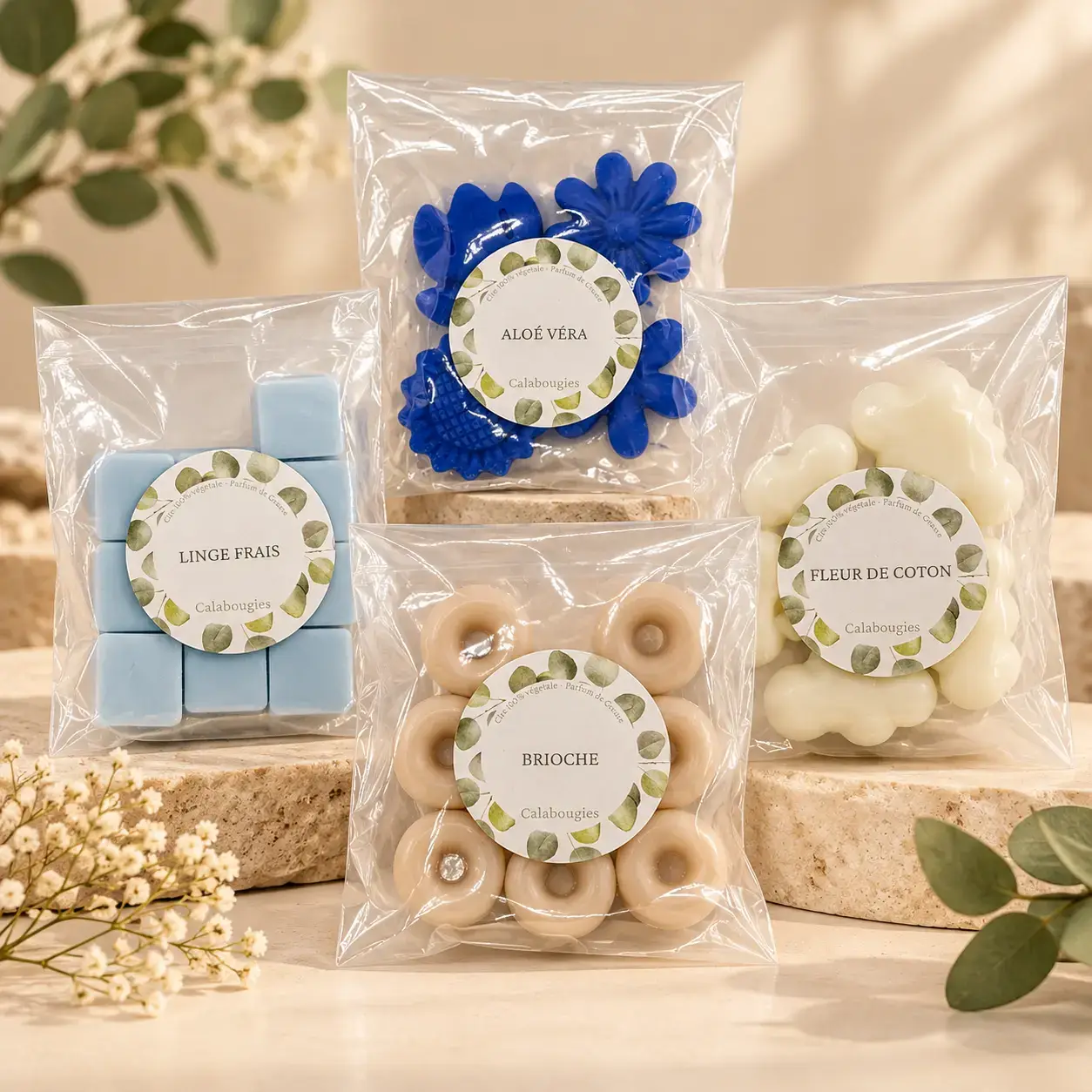 Fondants parfumés artisanaux Calabougies